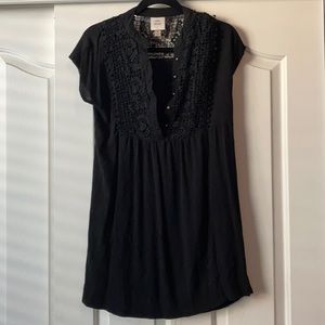 Know Rose XS black pocket dress